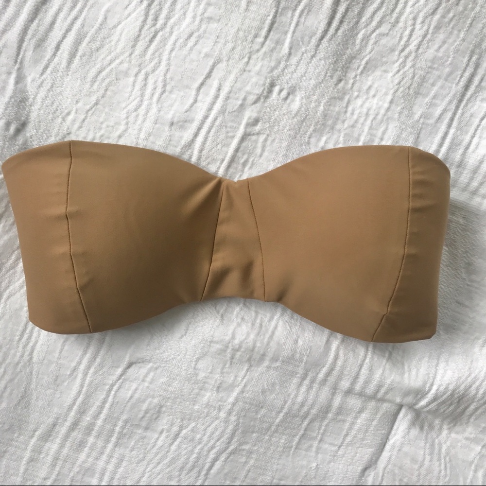 NWOT Mikoh padded strapless bikini top